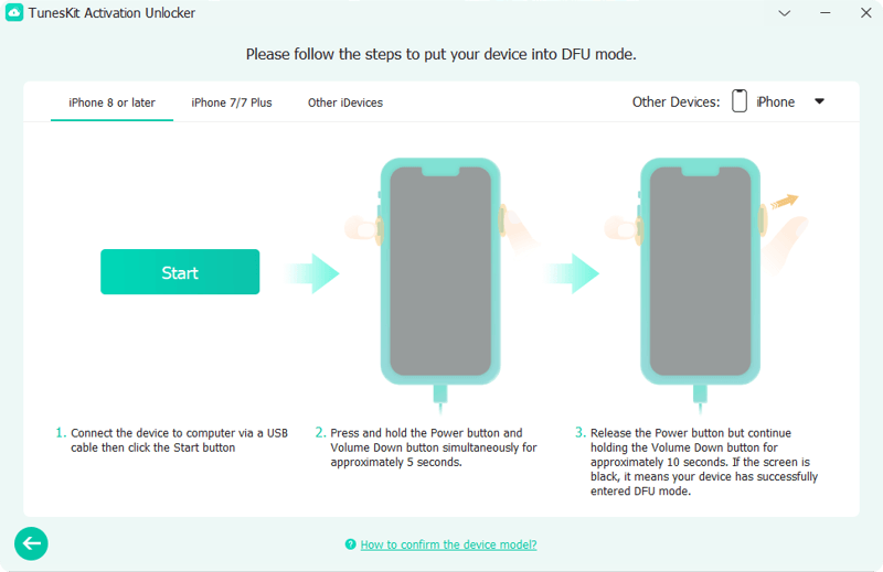 ios gerät in den dfu modus versetzen