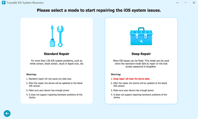 choose a mode to repair message send failure iphone 