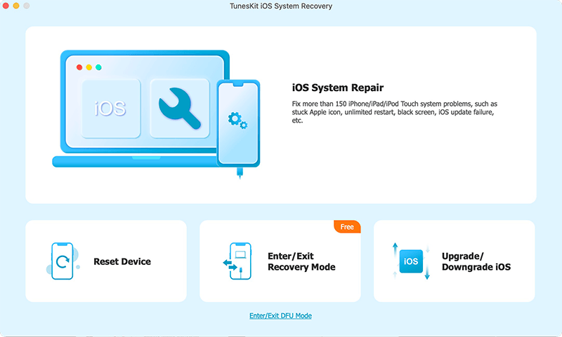 tuneskit ios system recovery