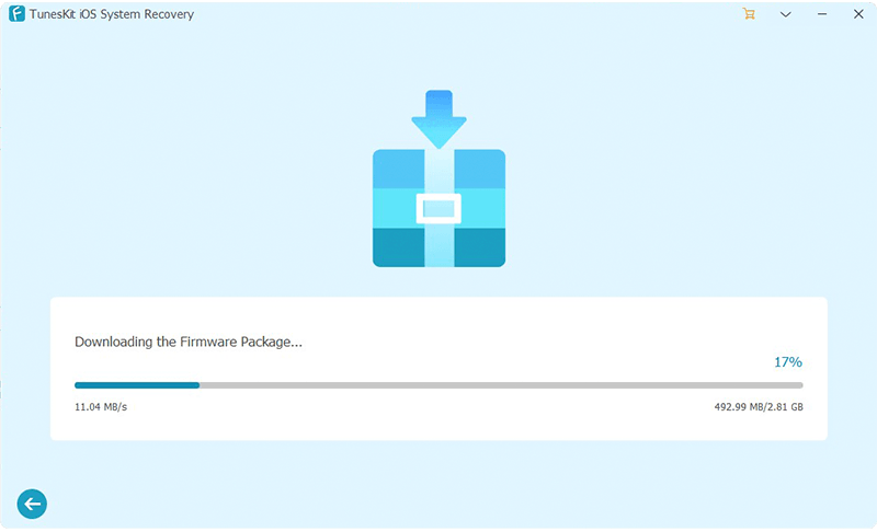 downloading the fitting firmware package