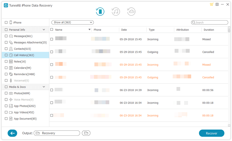 recover data on iphone