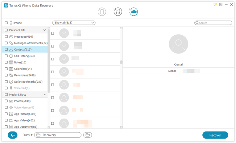 recover lost calls