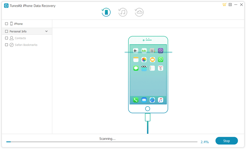 scan deleted contacts