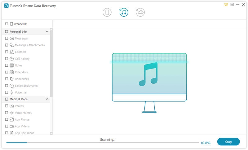 tuneskit iphone data recovery