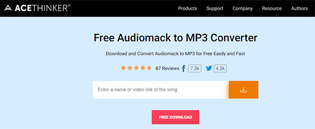 acethinker audiomack downloader online