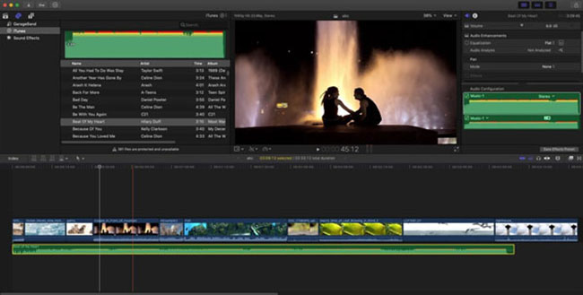 add music to final cut pro