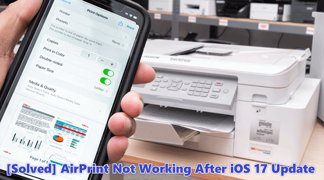 airprint not working after ios 17 update