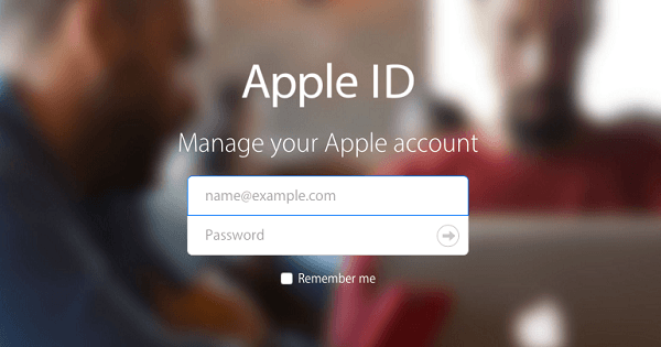 change apple id password