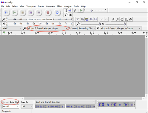 audacity wav recorder