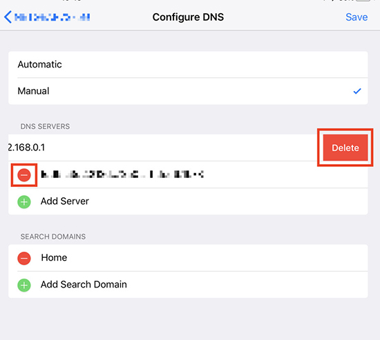 change dns to remove activation lock