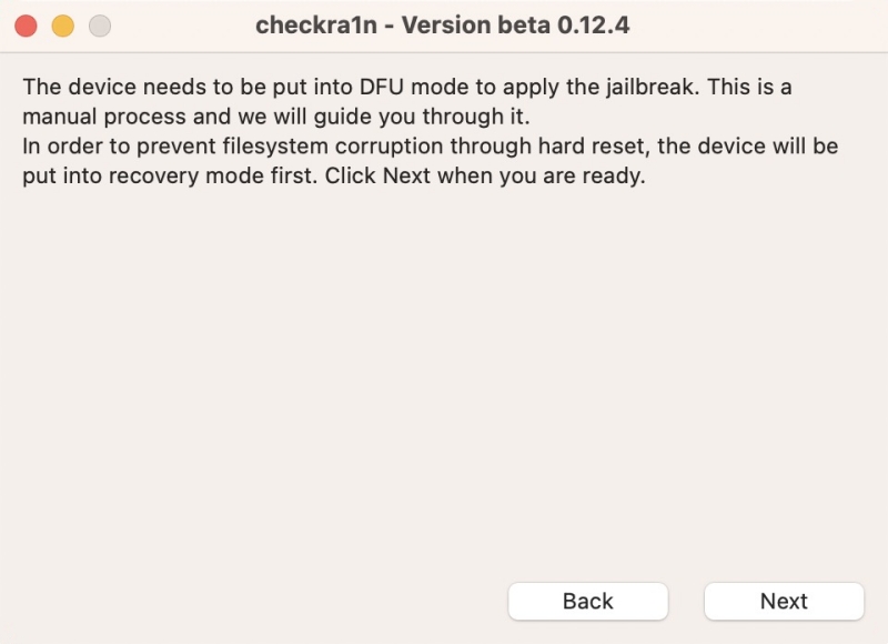 jailbrek ios device on mac