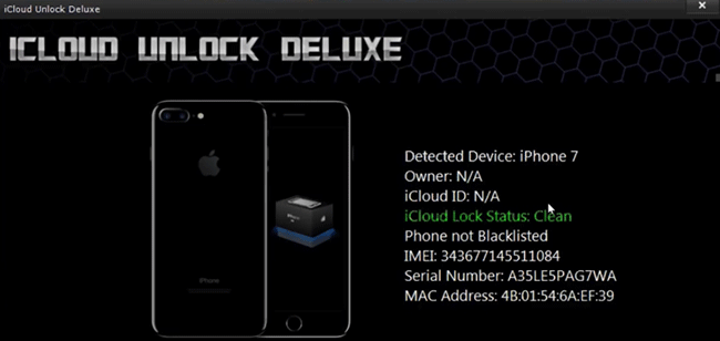 clean icloud lock