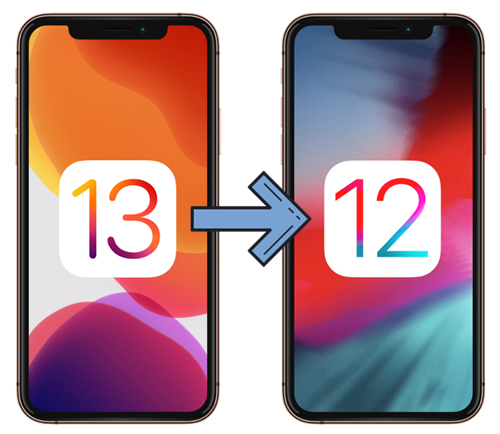 downgrade ios 13 to 12