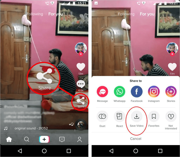 download tiktok videos on phone