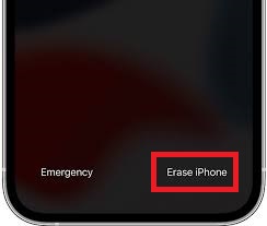 factory reset iphone 13 without passcode via ios feature