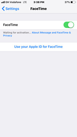 disable facetime feature