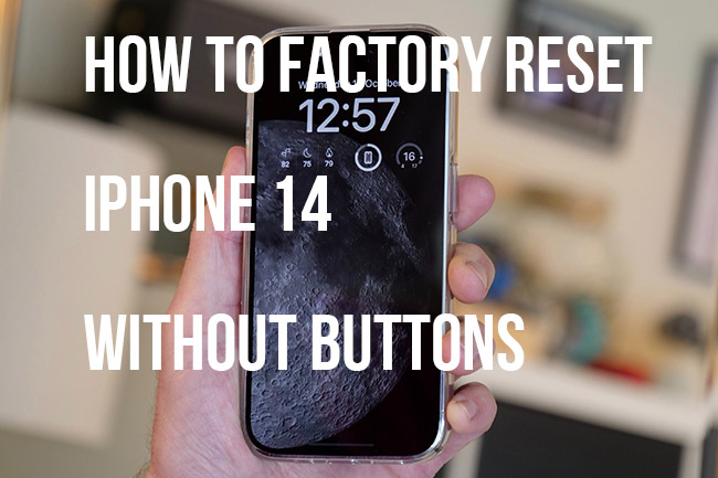 factory reset iphone 12 without password