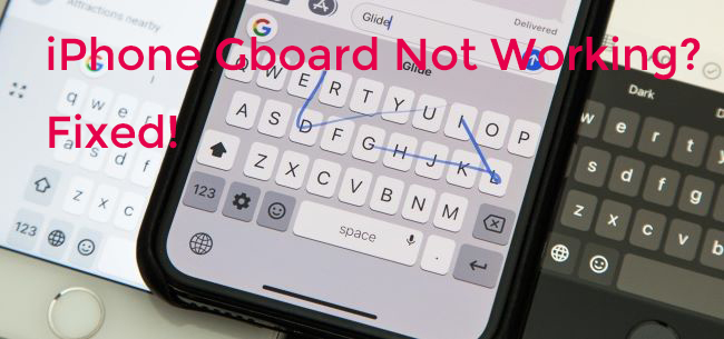 gboard not working on iphone