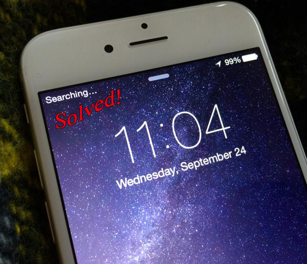 iphone stuck on searching