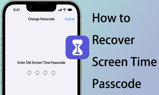 how to recover screen time passcode