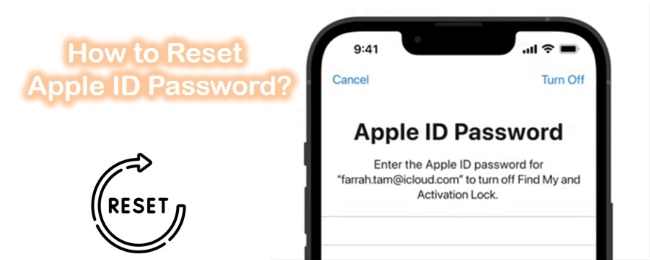 how to reset apple id password