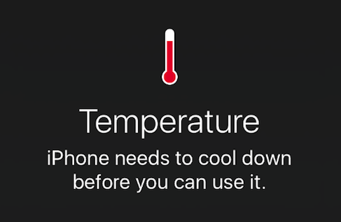 iPhone x overheating issue