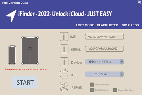 ifinder unlock icloud