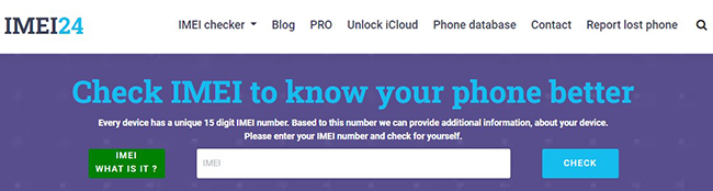 imei24 website