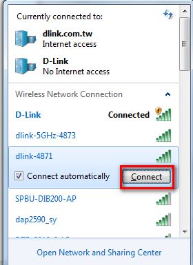 check your internet connection