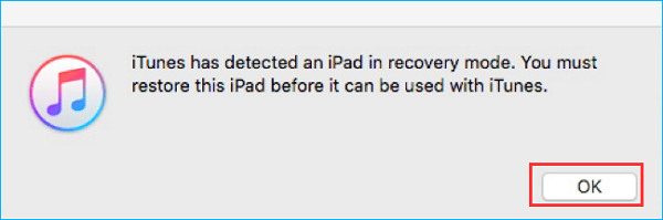 restore ipad from itunes