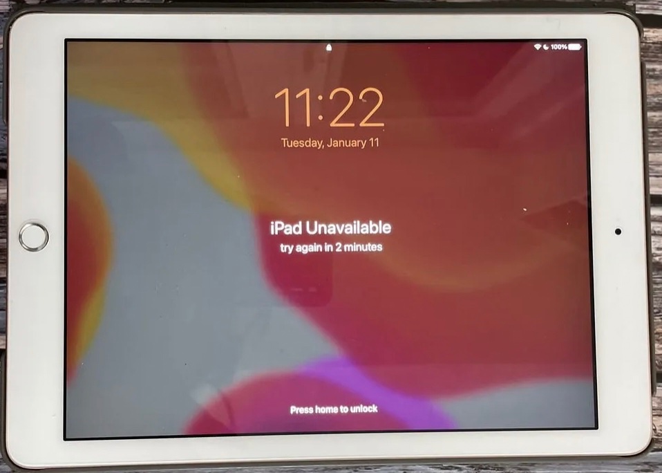 ipad unavailable no erase option