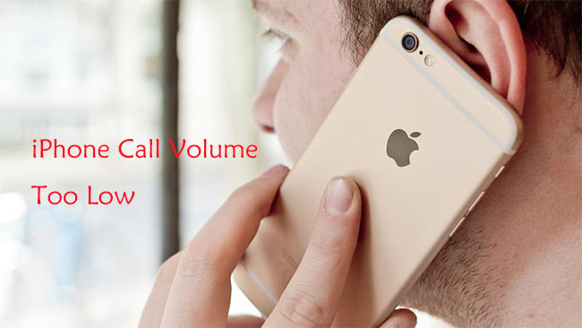 iphone call volume low