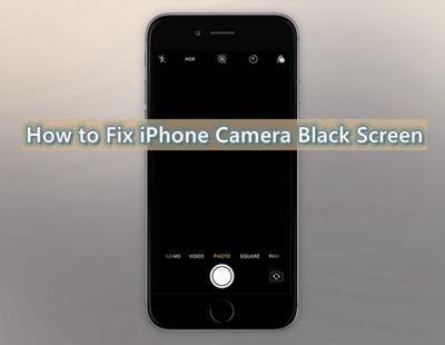 iphone camera black screen