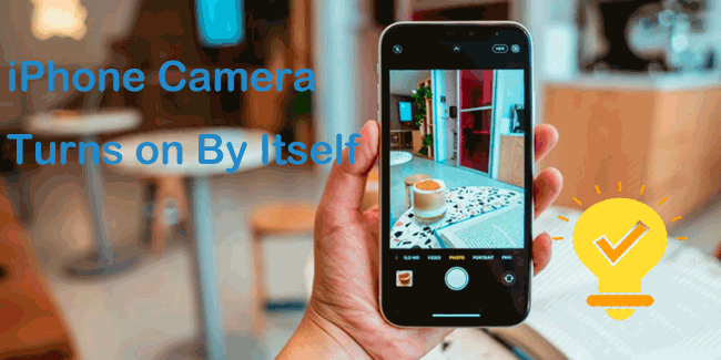 fix iphone camera turns on by itself