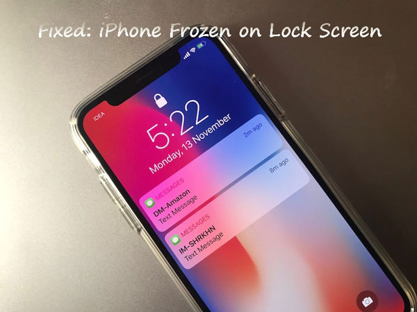 how to fix iphone frozen on lock screen