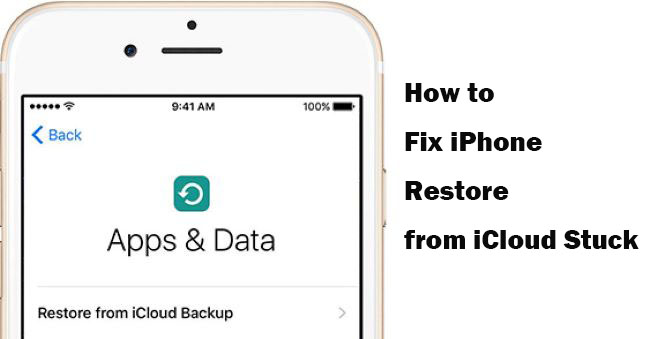 iphone restore from icloud stuck