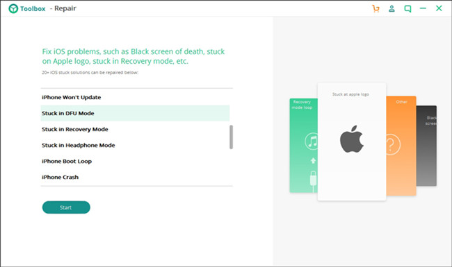 iskysoft ios system recovery