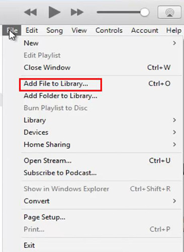 itunes add files