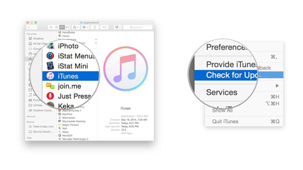 update itunes on Mac