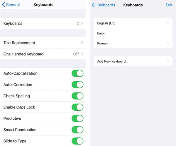 ios 17 keyboard settings