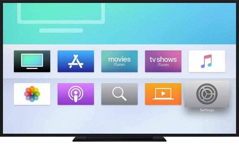 launch apple tv setting