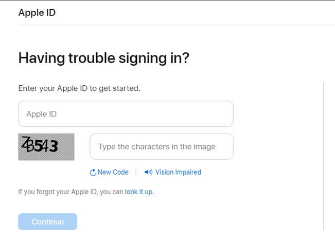 recover apple id