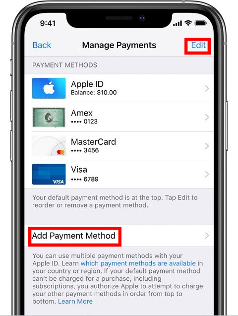 manage payment