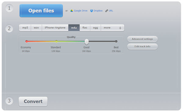 online audio converter