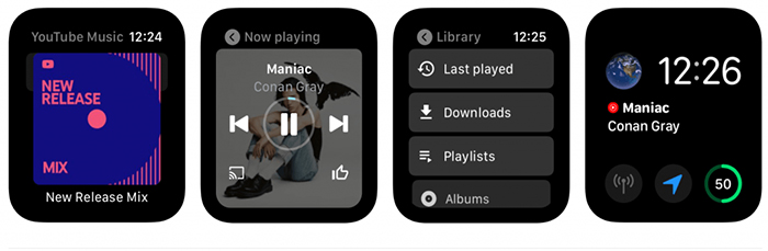 play youtube music on apple watch