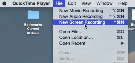 quicktime player screen recorder mac with audio