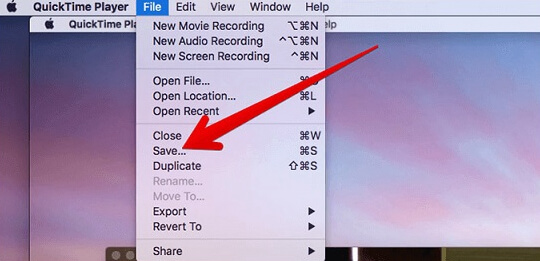 quicktime save compputer reccoidng
