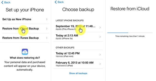 recover icloud backup