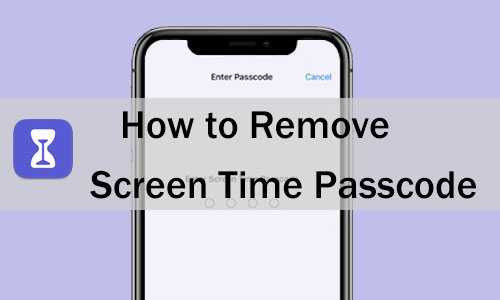 how to remove screen time