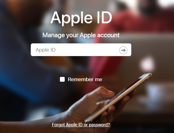 reset apple id password